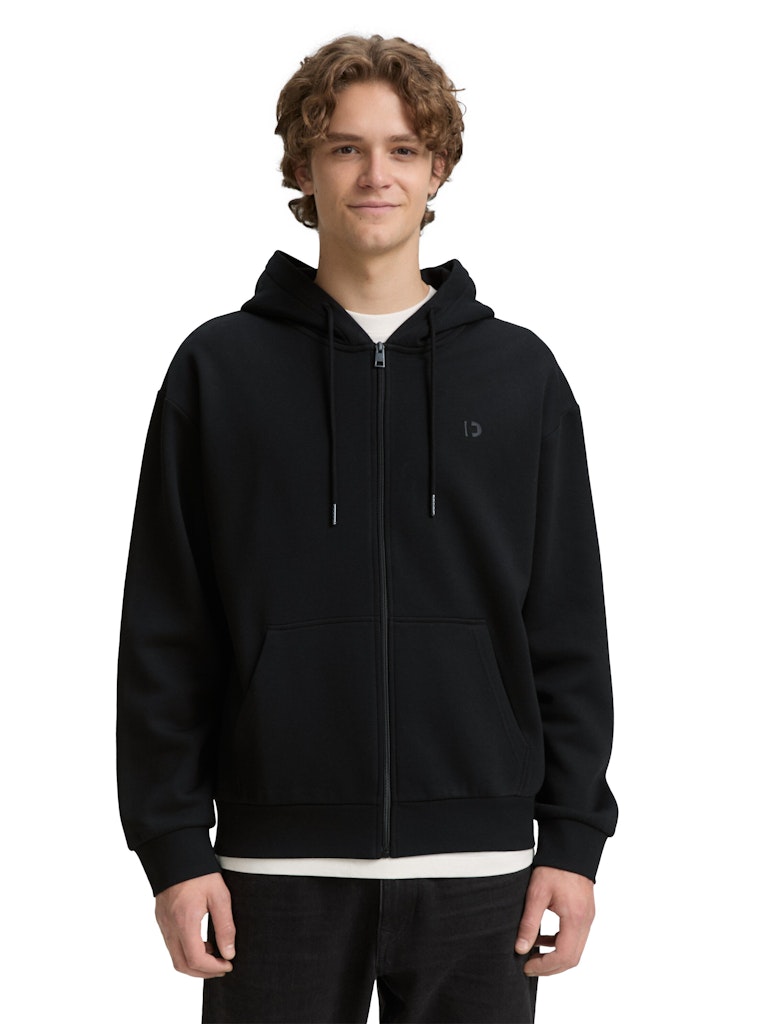 Tom Tailor denim Herren Sweatjacken Black