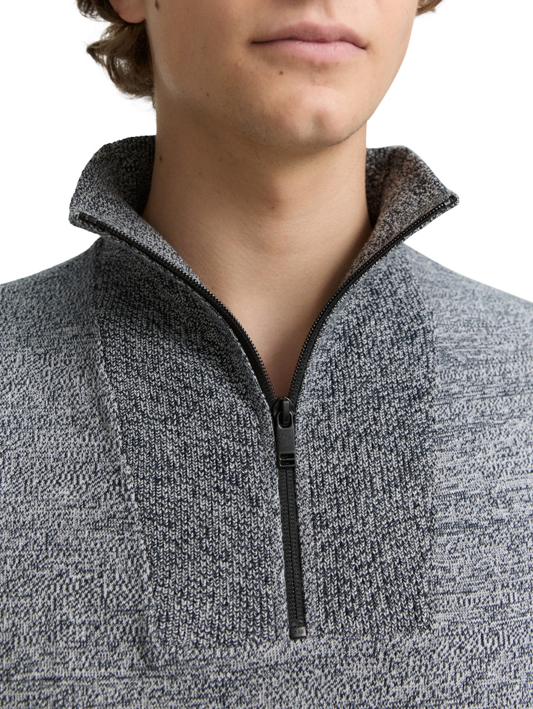 Tom Tailor denim Herren Pullover Navy White Moul