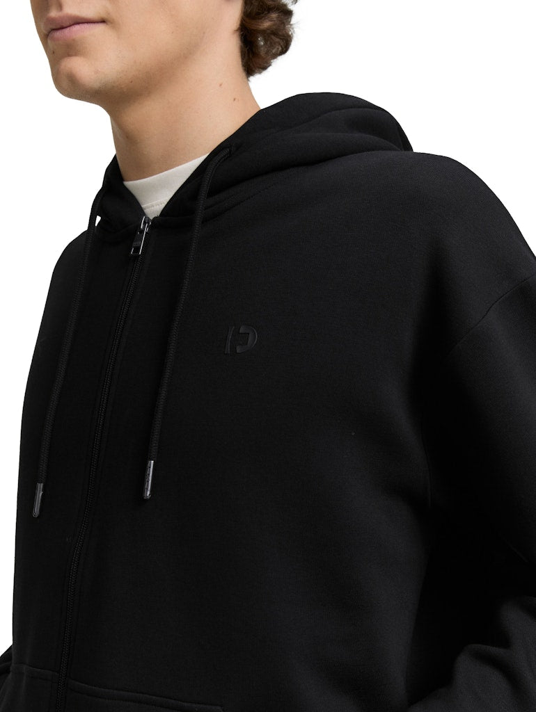 Tom Tailor denim Herren Sweatjacken Black