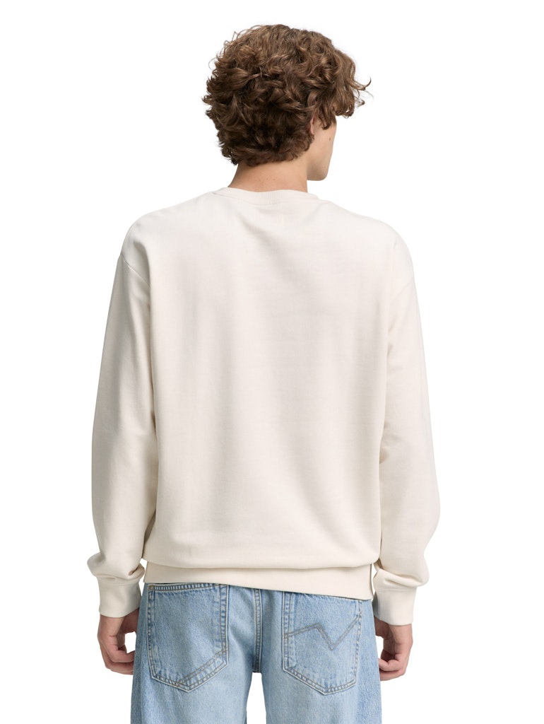 Tom Tailor denim Herren Sweatshirts Gardenia White