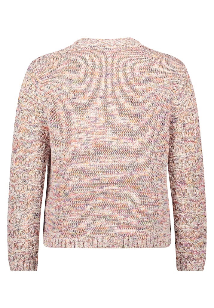 Cartoon Damen Strickjacken Cream/Blue