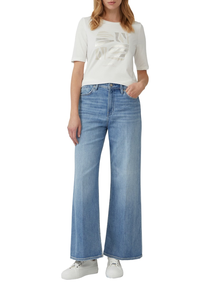 S. Oliver red Damen T-Shirts White