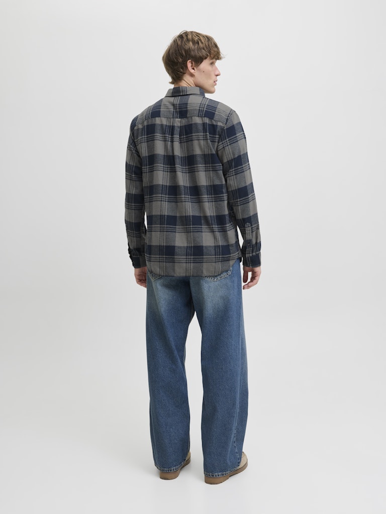 Jack & Jones Herren Hemden lang Navy Blazer