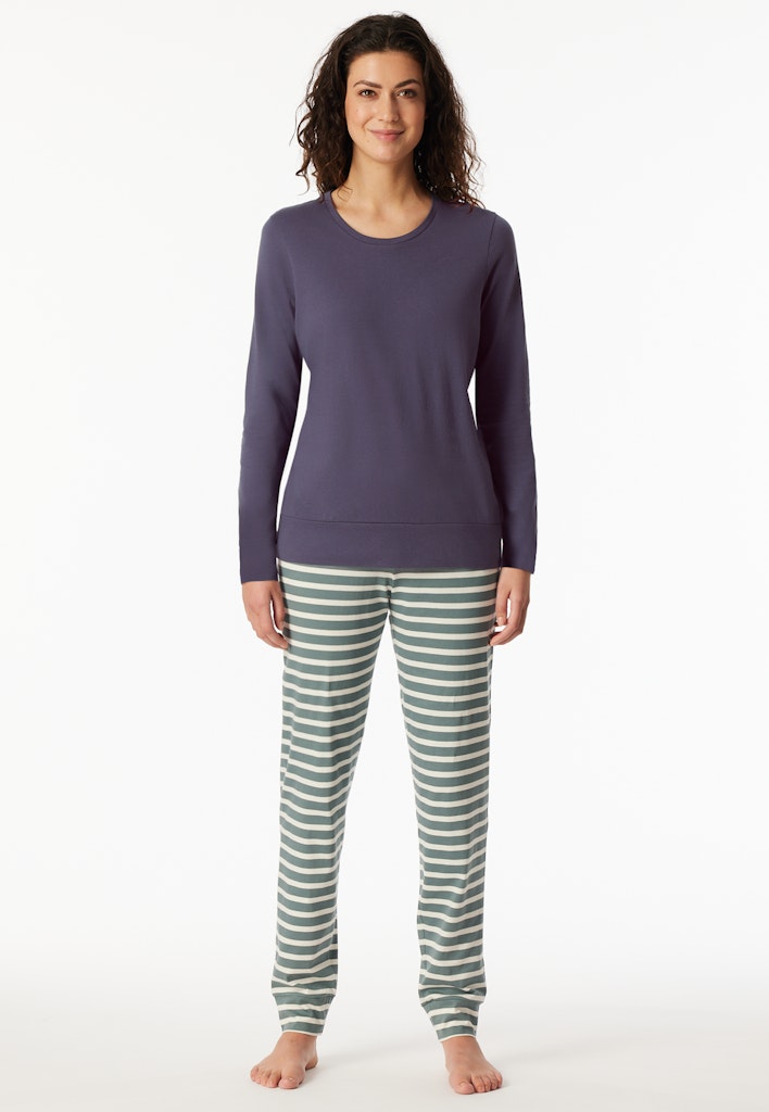 Schiesser Schlafanzug Indigo