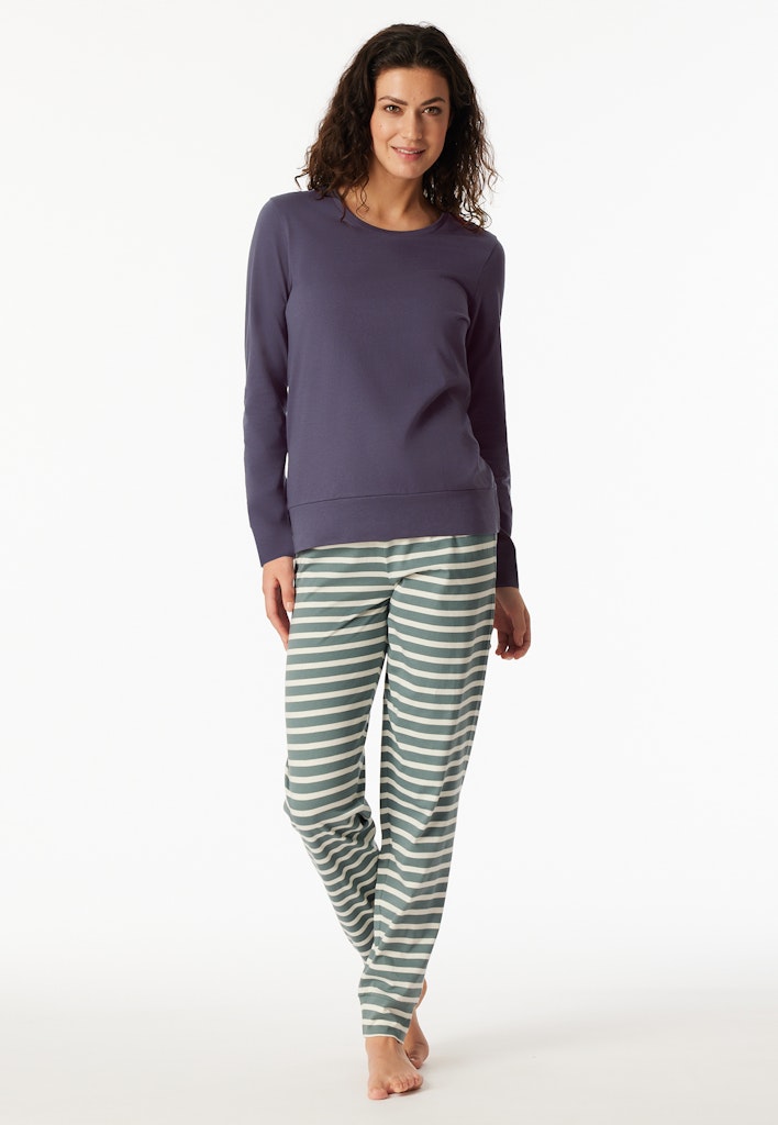 Schiesser Schlafanzug Indigo