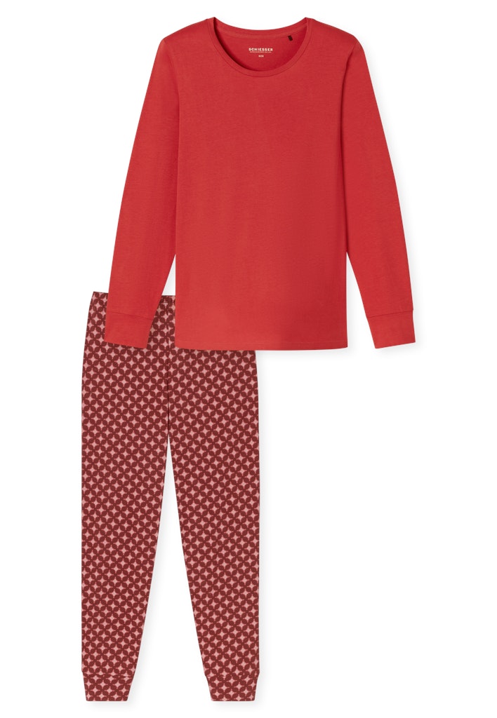 Schiesser Schlafanzug Beere