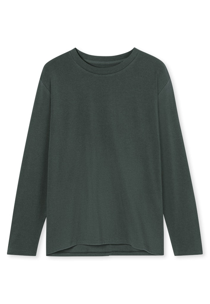 Schiesser Oberteil Dunkelgrün