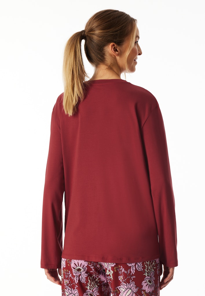 Schiesser Oberteil Dunkelrot