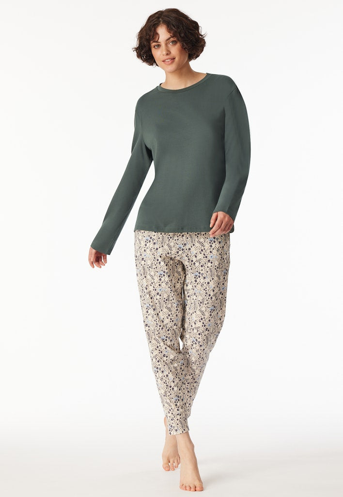 Schiesser Oberteil Dunkelgrün