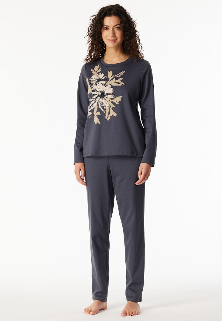 Schiesser Schlafanzug Graphit