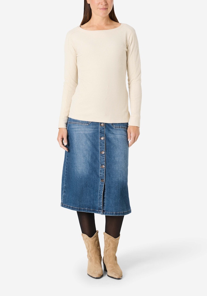 Timezone Damen Rock  Mid Blue W