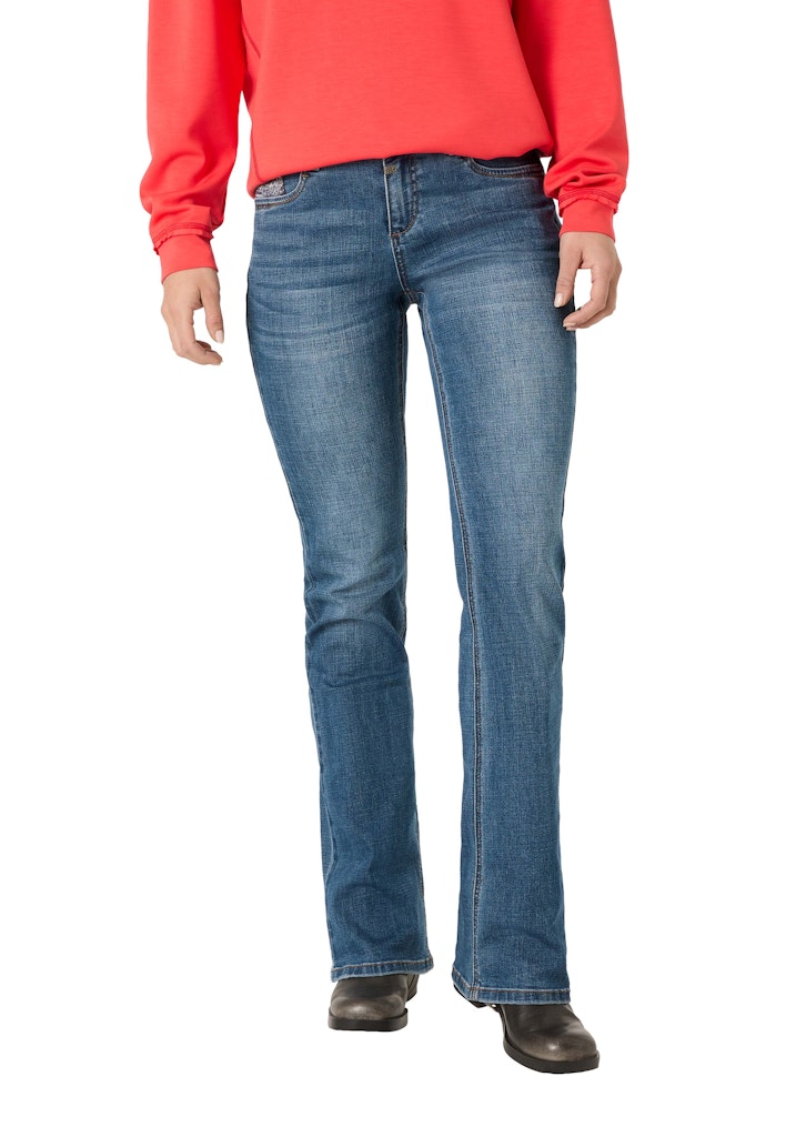 Timezone Damen Jeans  Mid Blue W