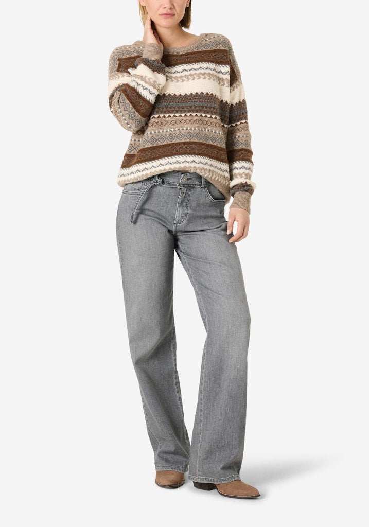 Timezone Damen Jeans  Mid Grey W