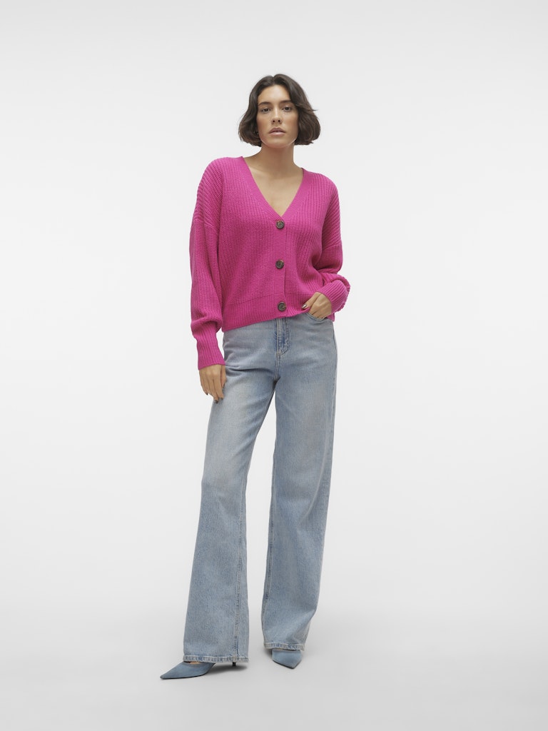 Vero Moda Damen Strickjacken Pink Yarrow