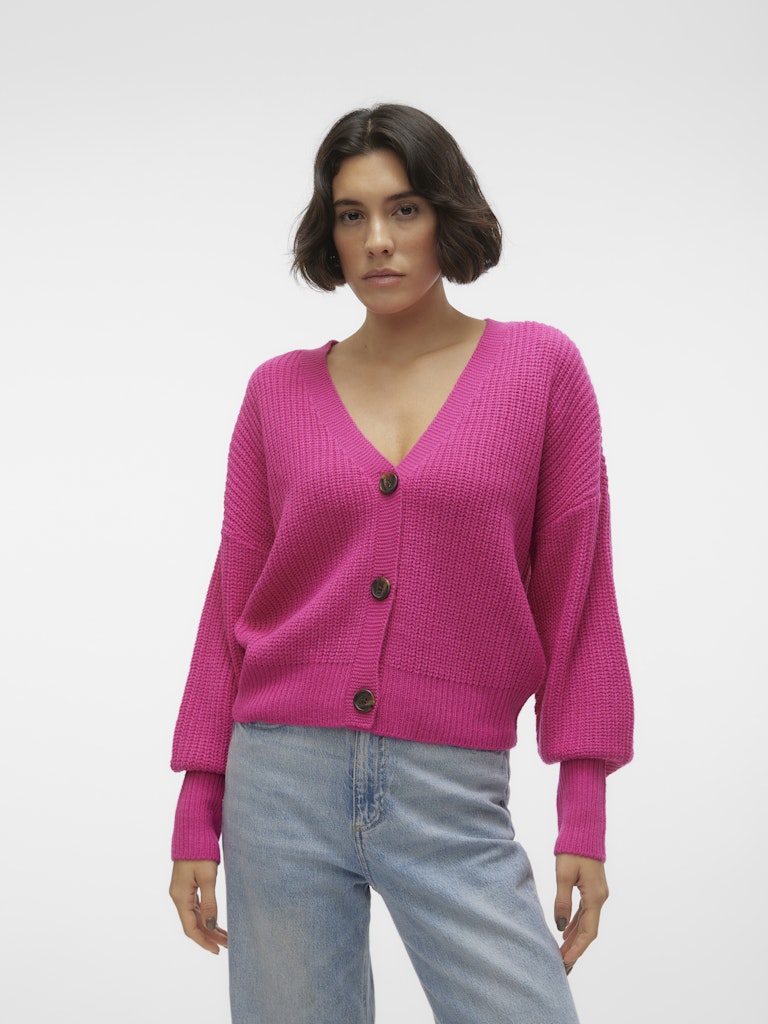 Vero Moda Damen Strickjacken Pink Yarrow