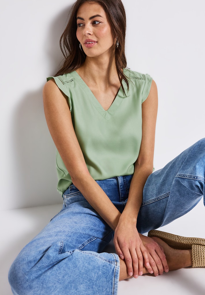 Street One Damen T-Shirts Soft Jade