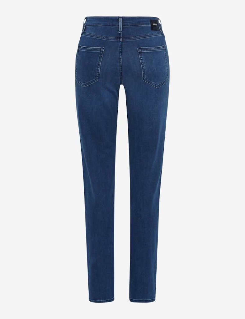 Brax Damen Jeans Used Blue