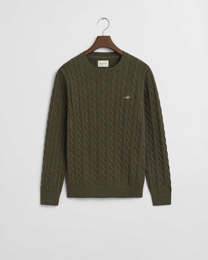 Gant Herren Pullover  Khaki Green