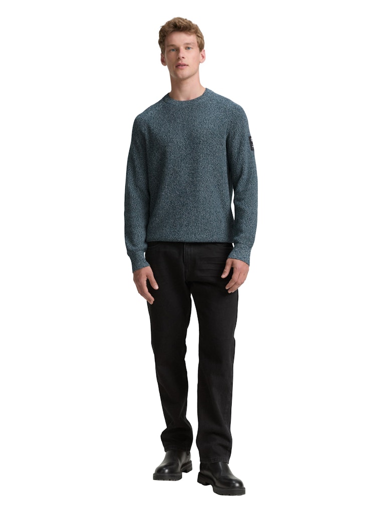 Tom Tailor denim Herren Pullover Deep Pond Green
