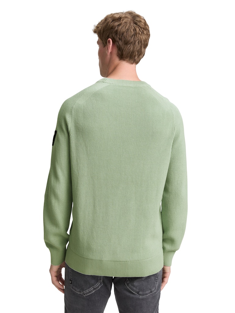 Tom Tailor denim Herren Pullover Fresh Mint Gree