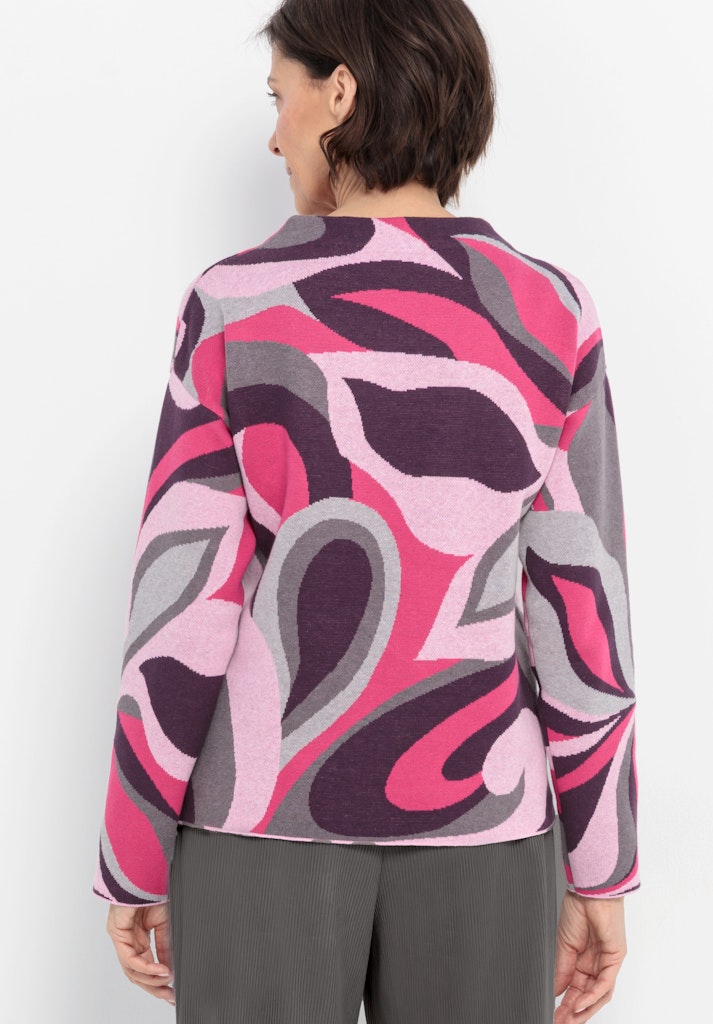 Bianca Damen Pullover Red Mix