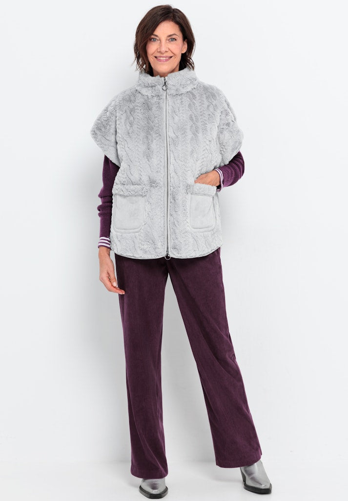 Bianca Damen Hosen Mulberry