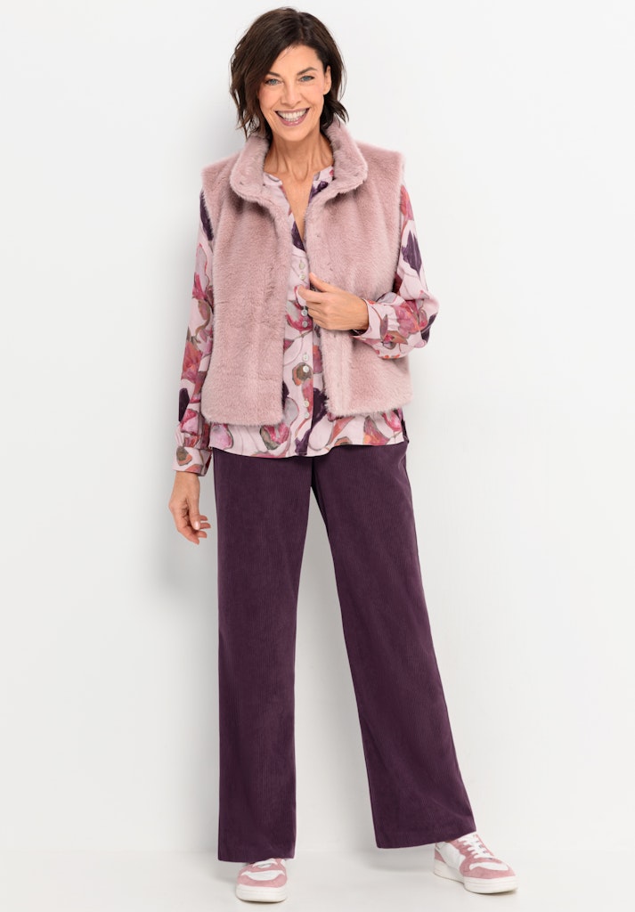 Bianca Damen Hosen Mulberry