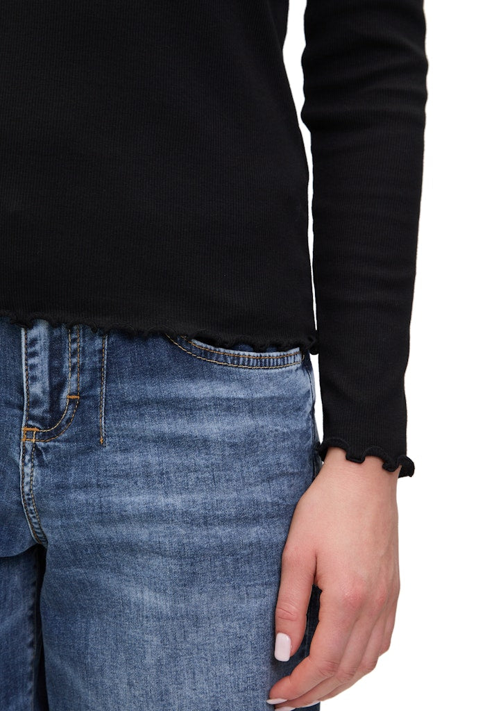 Cartoon Damen T-Shirts Black