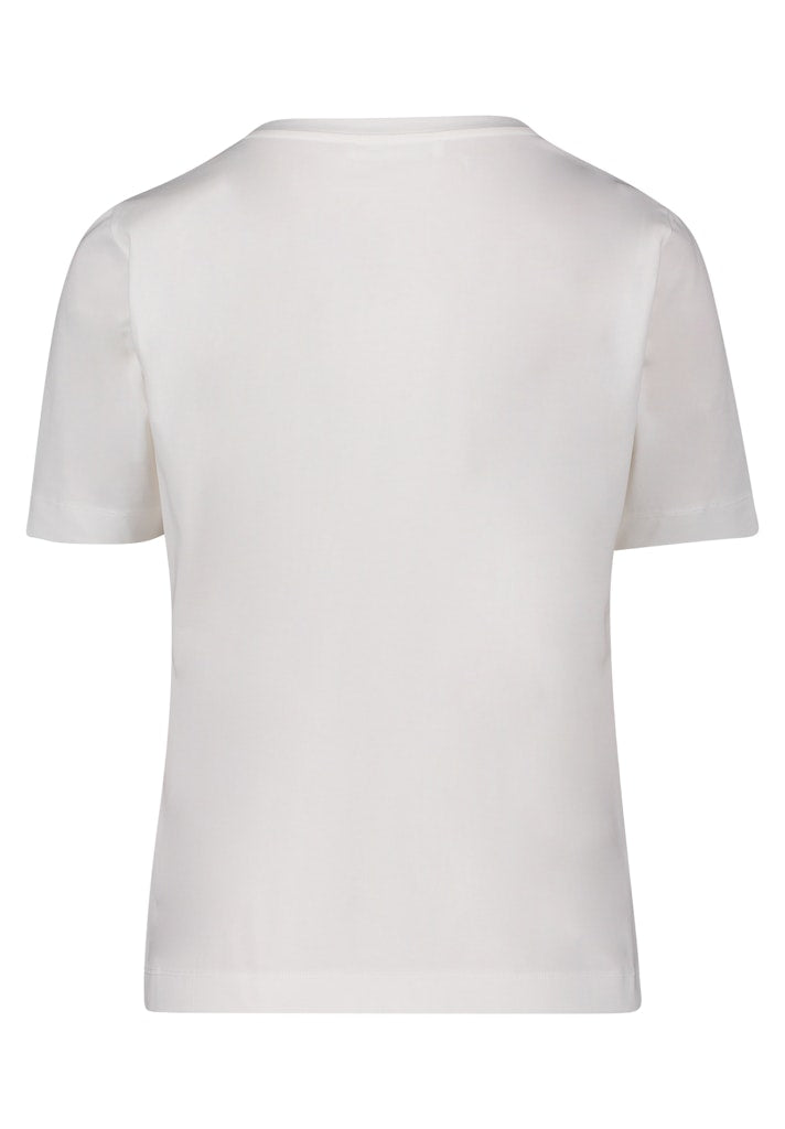 Betty & Co Damen T-Shirts Patch Cream/Bro