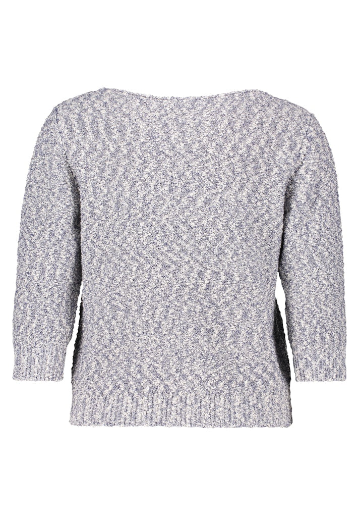 Betty & Co Damen Pullover Cream/Dark Blue
