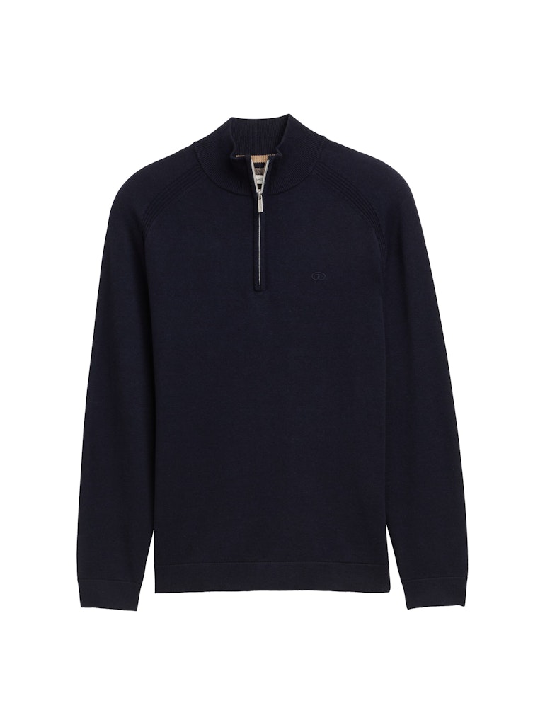 Tom Tailor Herren Pullover Knitted Navy Me