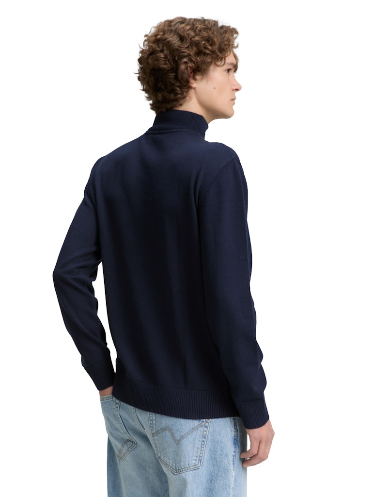 Tom Tailor denim Herren Pullover Sky Captain Blu