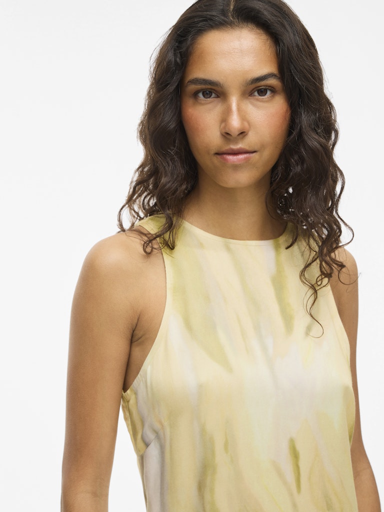 Vila Damen Kleider Pale Banana/Ban