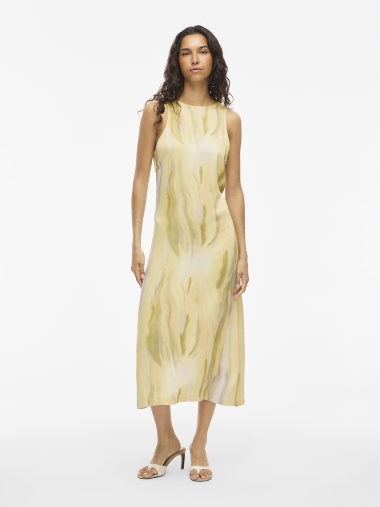 Vila Damen Kleider Pale Banana/Ban