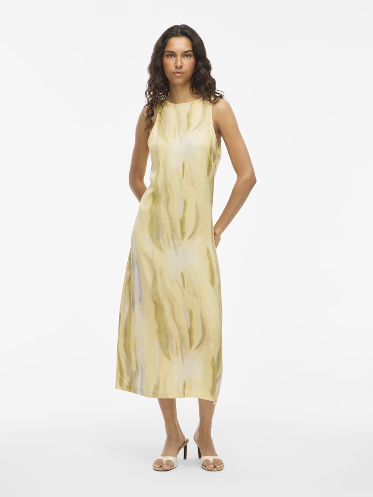 Vila Damen Kleider Pale Banana/Ban