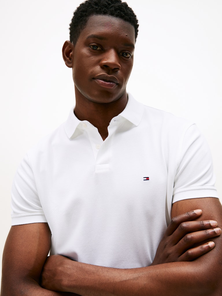 Tommy Hilfiger Herren Polo-Shirts Ybr White