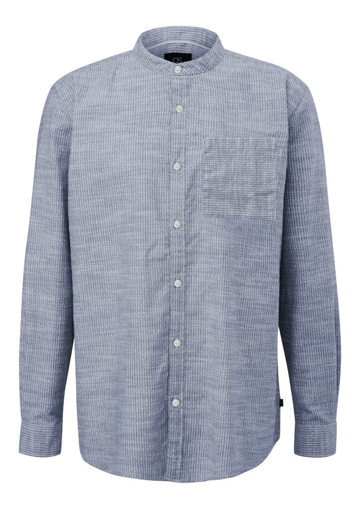 QS by S.Oliver Herren Hemden lang Blue