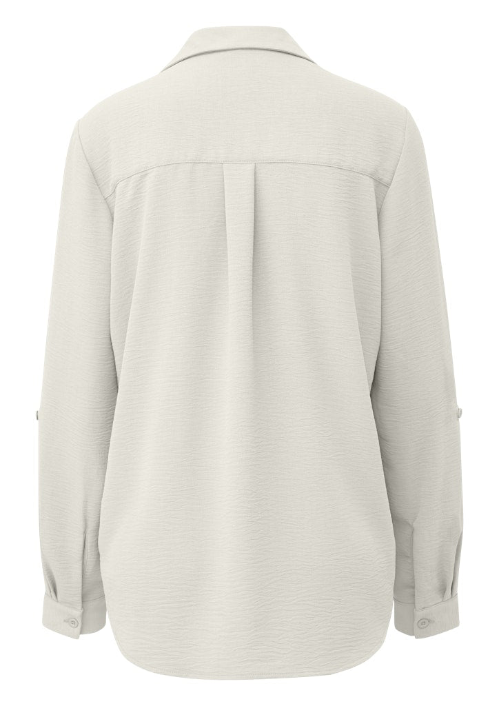 QS by S.Oliver Damen Blusen White