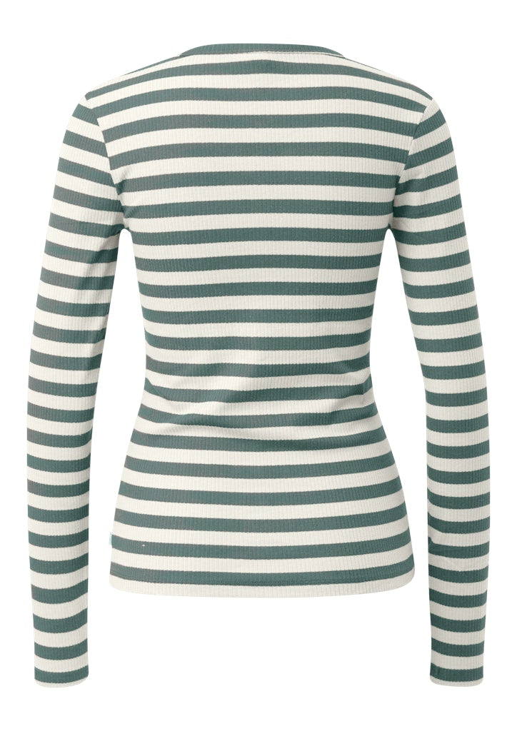 QS by S.Oliver Damen T-Shirts Blue Green