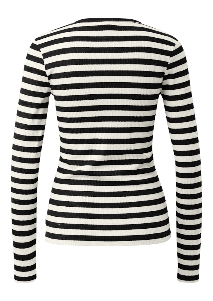 QS by S.Oliver Damen T-Shirts Grey/Black