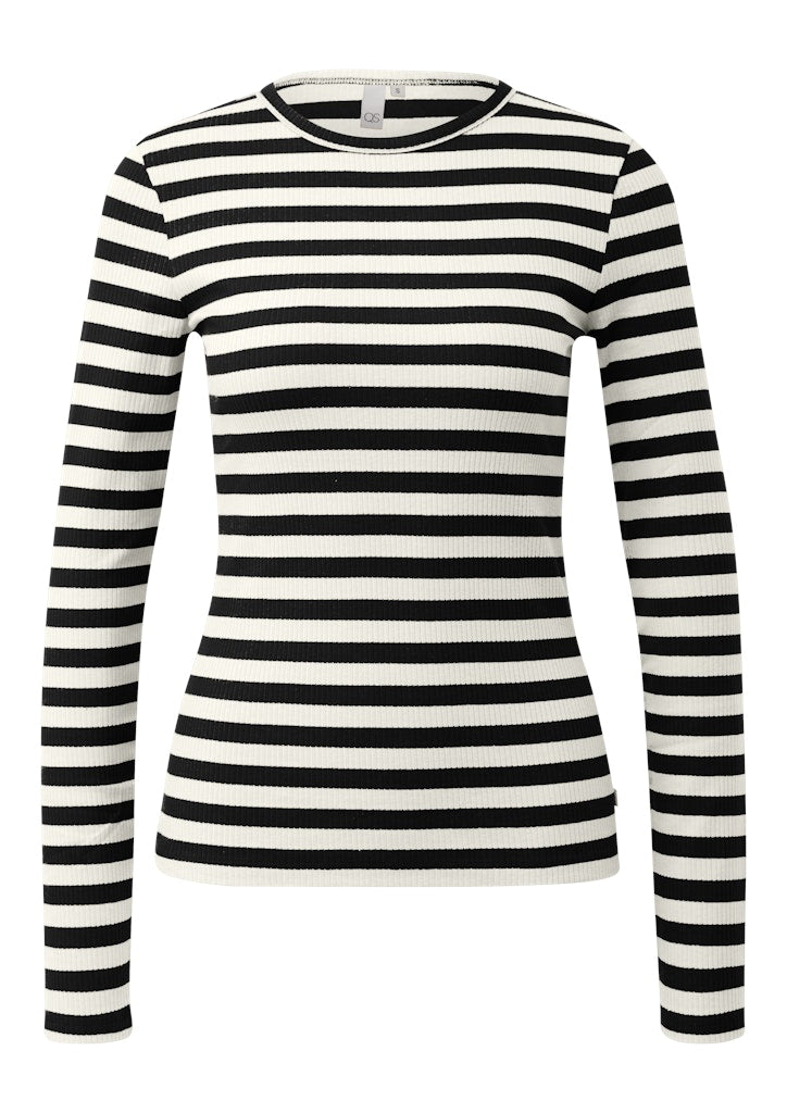 QS by S.Oliver Damen T-Shirts Grey/Black