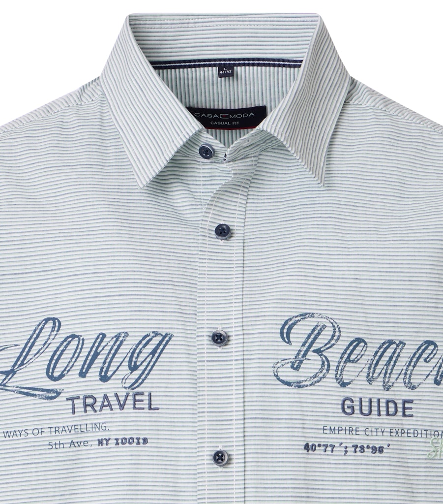 Casa Moda Herren Hemden kurz Gruen