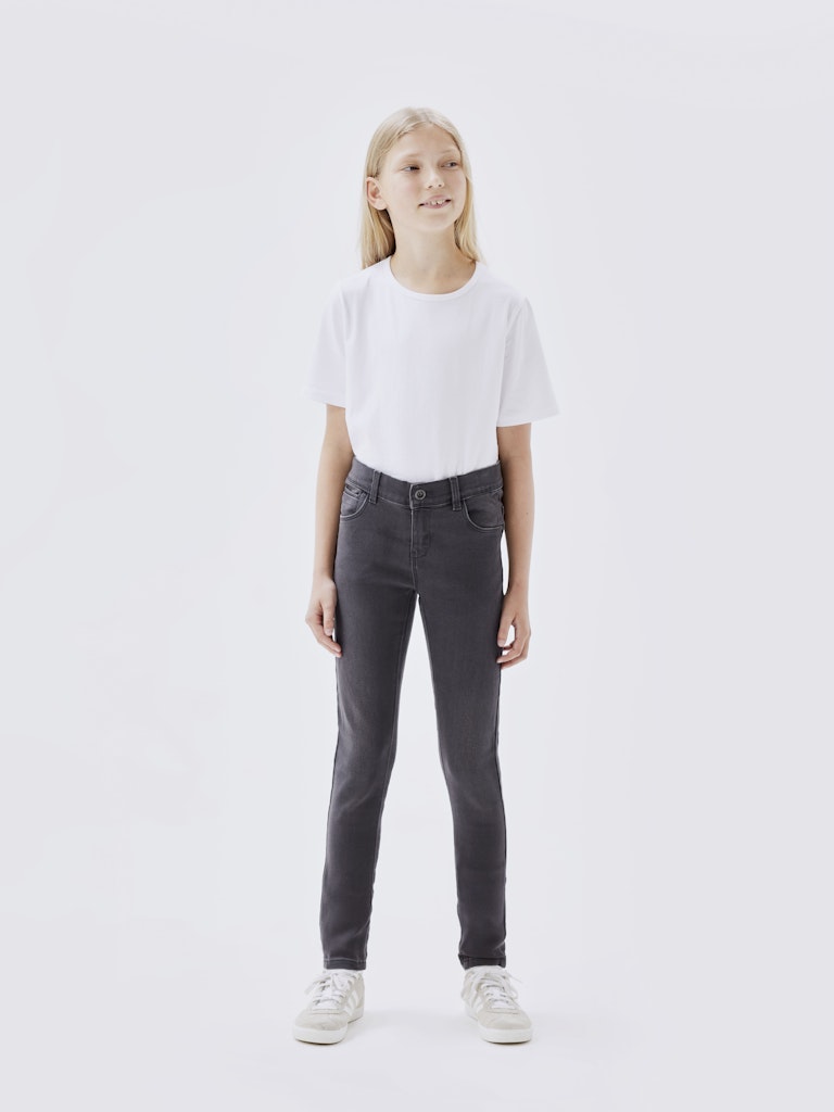 Name it Mädchen Hosen, Jeans & Leggings Dark Grey Denim
