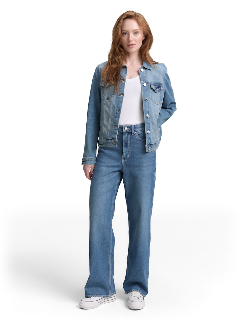 Tom Tailor denim Damen Jeans Used Mid Stone