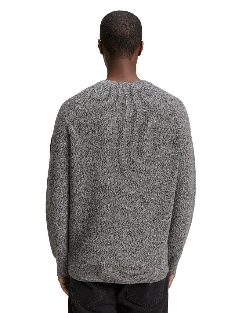 Tom Tailor denim Herren Pullover Black Salt And