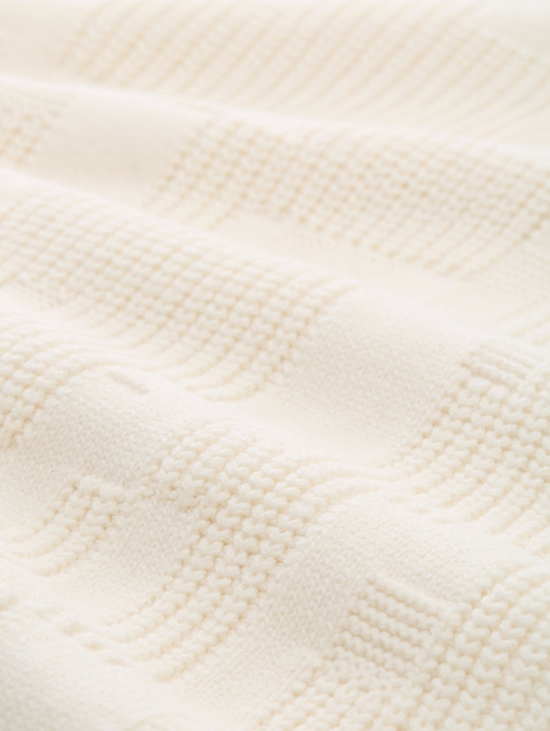 Tom Tailor denim Herren Pullover Gardenia White