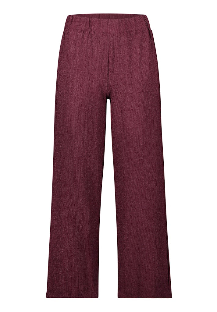 Cartoon Damen Hosen Dark Aubergine