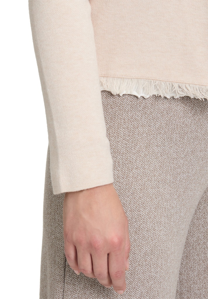 Cartoon Damen Strickjacken Beige Melange