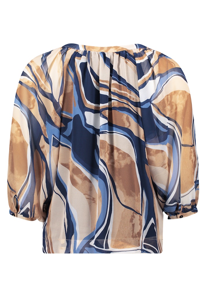 Betty & Co Damen Blusen Nature/Blue