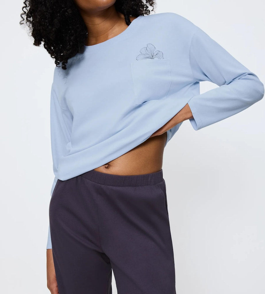 Triumph Schlafanzug Blue Combi